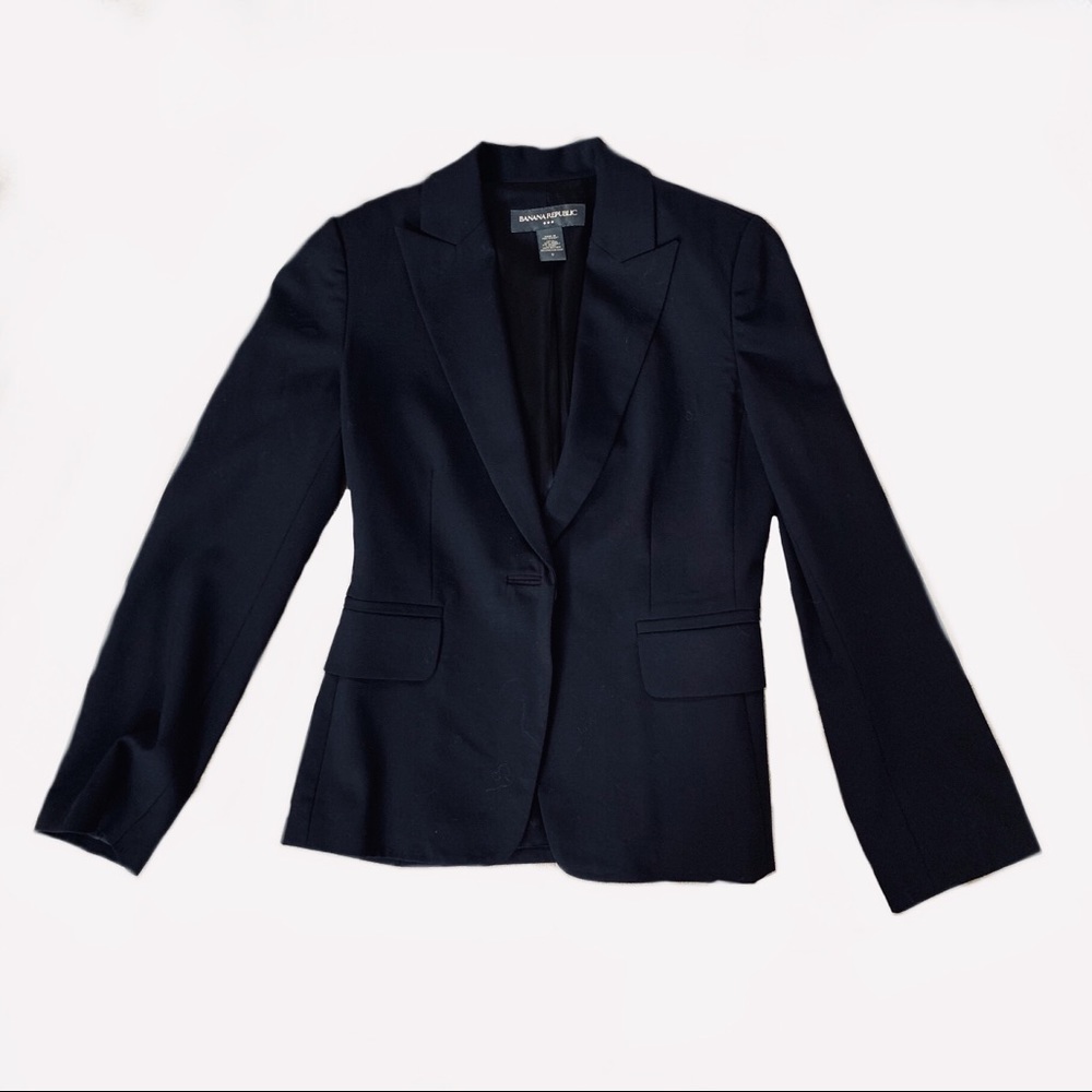 Banana Republic classic black blazer